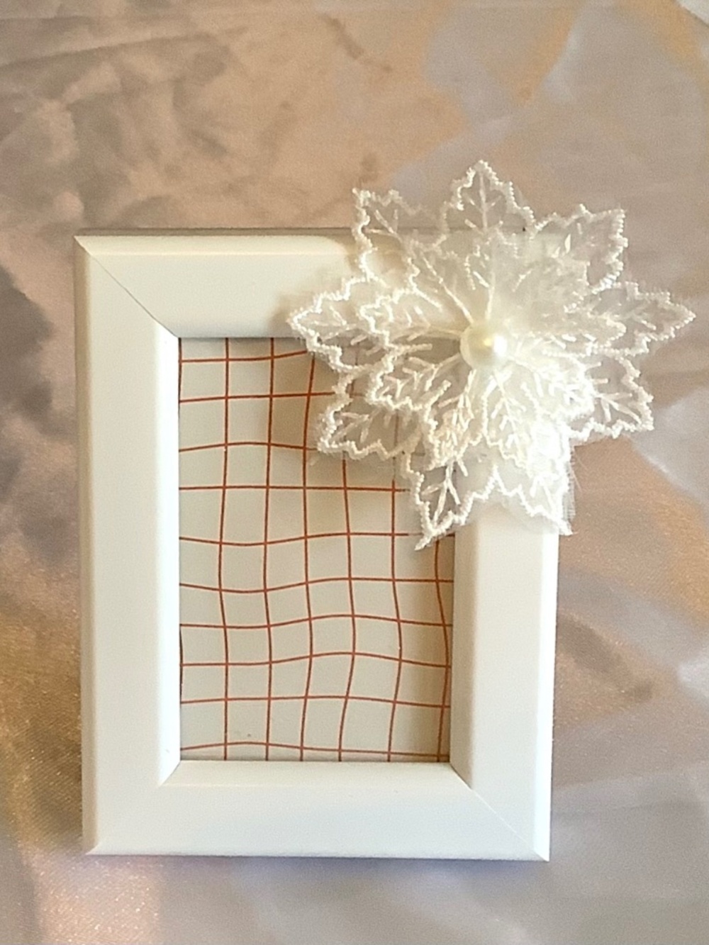 2x3 Lace flower frame
